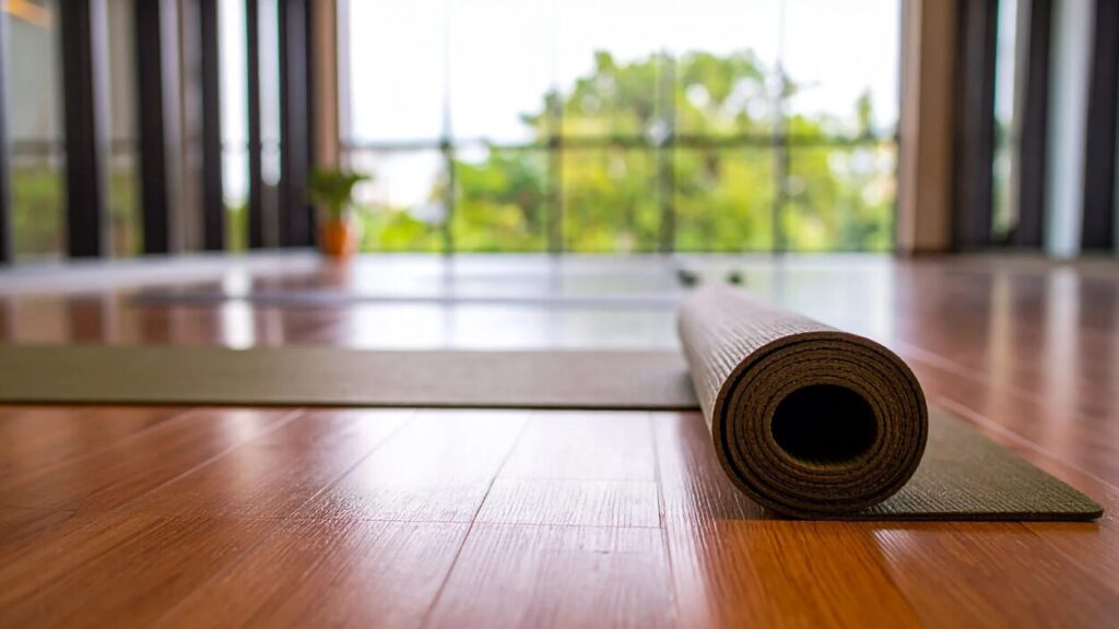 ピラティスと身体と意識のつながりを表す静かな空間